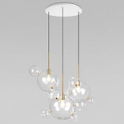 Подвесной светильник Loft it Bolle 2034-D3 цвет плафона/подвески Прозрачный, цвет арматуры Золото