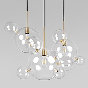 Подвесной светильник Loft it Bolle 2034-D3 цвет плафона/подвески Прозрачный, цвет арматуры Золото-2