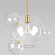 Подвесной светильник Loft it Bolle 2034-P4 цвет плафона/подвески Прозрачный, цвет арматуры Золото-3