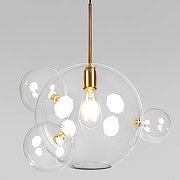 Подвесной светильник Loft it Bolle 2034-P4 цвет плафона/подвески Прозрачный, цвет арматуры Золото-4