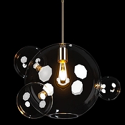 Подвесной светильник Loft it Bolle 2034-P4 цвет плафона/подвески Прозрачный, цвет арматуры Золото-5