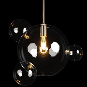 Подвесной светильник Loft it Bolle 2034-P4 цвет плафона/подвески Прозрачный, цвет арматуры Золото-6