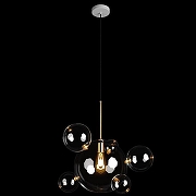 Подвесной светильник Loft it Bolle 2034-P6 цвет плафона/подвески Прозрачный, цвет арматуры Золото-5