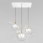 Подвесной светильник Loft it Bolle 2034-S3 цвет плафона/подвески Прозрачный, цвет арматуры Золото-1