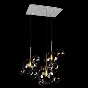 Подвесной светильник Loft it Bolle 2034-S3 цвет плафона/подвески Прозрачный, цвет арматуры Золото-3