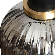 Подвесной светильник Loft it 1r1s 2070-A+BL цвет плафона/подвески Светло-серый, цвет арматуры Латунь, Черный-3