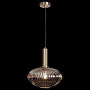 Подвесной светильник Loft it 1r1s 2070-C+BR цвет плафона/подвески Светло-серый, цвет арматуры Латунь-2