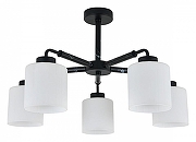 Люстра на штанге Escada Lord 2133/5P цвет плафона/подвески Белый, цвет арматуры Черный