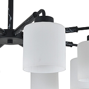 Люстра на штанге Escada Lord 2133/8P цвет плафона/подвески Белый, цвет арматуры Черный-3