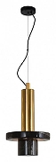 Подвесной светильник Divinare Delta 2216/06 SP-5 цвет плафона/подвески Черный, Золото, цвет арматуры Черный-1