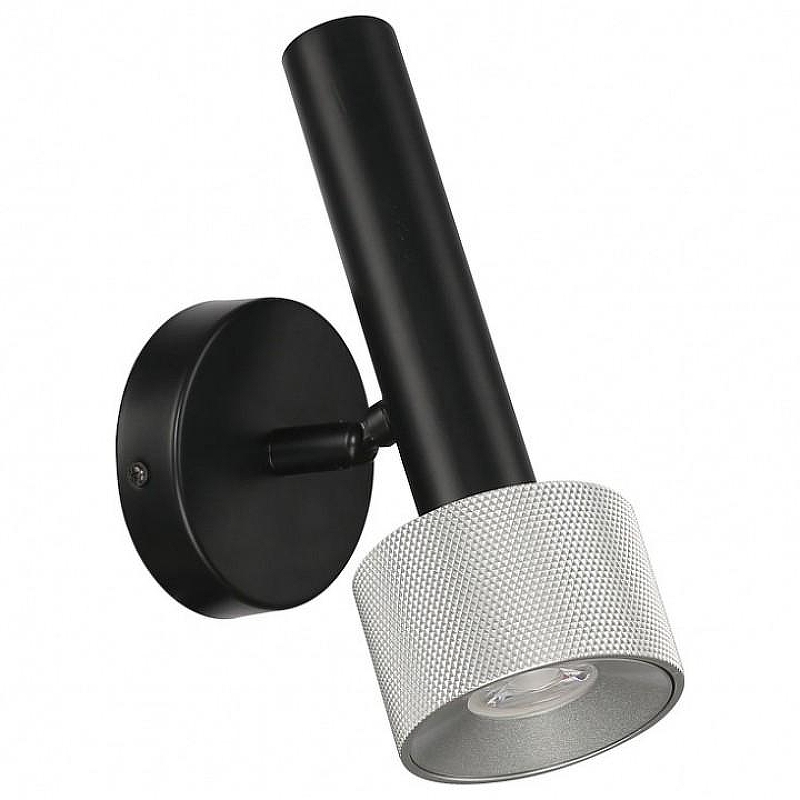 Бра iLedex Delta 2360-1 BK+SL 