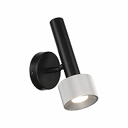 Бра iLedex Delta 2360-1 BK+SL цвет плафона/подвески Серый, цвет арматуры Черный-1