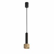 Подвесной светильник iLedex Delta 2362-1 BK+BR цвет плафона/подвески Бронза, цвет арматуры Черный-1