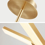 Люстра на штанге Imperiumloft ORTON 241024-26 цвет плафона/подвески Белый, цвет арматуры Золото-10