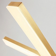 Люстра на штанге Imperiumloft ORTON 241024-26 цвет плафона/подвески Белый, цвет арматуры Золото-11