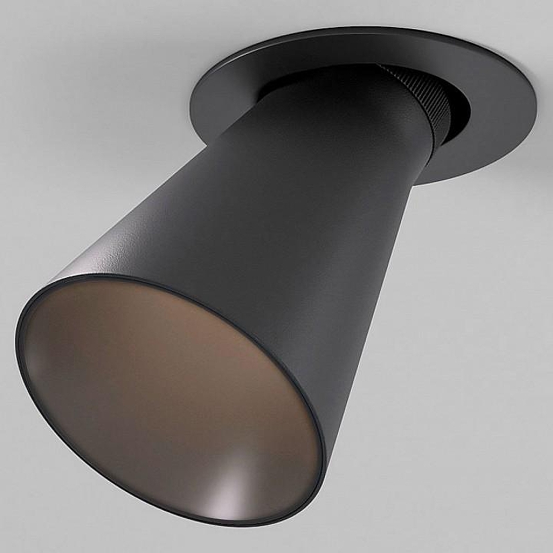 Встраиваемый светильник Elektrostandard Bell 25097/LED 8W 3000K черный 