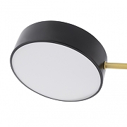 Люстра Arte Milano Ferrara 252006/5 Bk/Bk цвет плафона/подвески Белый, Черный, цвет арматуры Золото, Черный-7