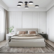 Люстра Arte Milano Ferrara 252006/5 Bk/Bk цвет плафона/подвески Белый, Черный, цвет арматуры Золото, Черный-9