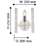 Бра F-promo Supreme 2539-1W цвет Белый-4