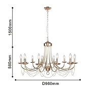 Люстра F-promo Plini 2591-12P -2