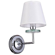 Бра F-promo Milo 2616-1W цвет плафона/подвески Белый, цвет арматуры Прозрачный, Хром