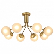 Люстра F-promo Pax 2631-8U цвет плафона/подвески Белый, цвет арматуры Золото-1