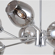 Люстра на штанге F-promo Tilda 2657-10U цвет плафона/подвески Светло-серый, цвет арматуры Хром-3