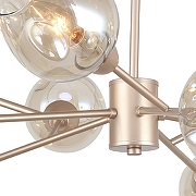 Люстра на штанге F-promo Tilda 2658-10U цвет плафона/подвески Бежевый, цвет арматуры Золото-2