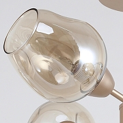 Люстра на штанге F-promo Tilda 2658-6U цвет плафона/подвески Бежевый, цвет арматуры Золото-2