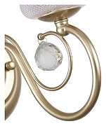 Бра F-promo Bambola 2665-1W цвет плафона/подвески Белый, Прозрачный, цвет арматуры Золото, Прозрачный-3