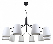 Люстра F-promo Trick 2762-10P цвет плафона/подвески Белый, цвет арматуры Черный-1