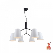 Люстра F-promo Trick 2762-6P цвет плафона/подвески Белый, цвет арматуры Черный