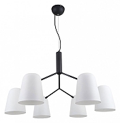 Люстра F-promo Trick 2762-6P цвет плафона/подвески Белый, цвет арматуры Черный-1