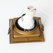 Встраиваемый светильник Favourite Retro 2791-1C цвет Латунь, Черный-2