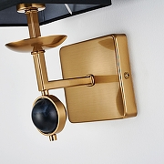 Бра Favourite Diva 2822-1W цвет плафона/подвески Черный, цвет арматуры Латунь-3