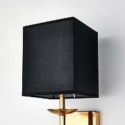 Бра Favourite Diva 2822-1W цвет плафона/подвески Черный, цвет арматуры Латунь-5