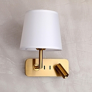 Бра с подсветкой Favourite Bingo 2843-1W цвет латунь-1