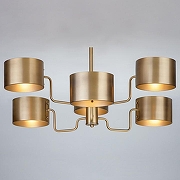 Люстра на штанге Bogate's Pallada 293/6 цвет плафона/подвески Латунь, цвет арматуры Латунь