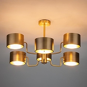 Люстра на штанге Bogate's Pallada 293/6 цвет плафона/подвески Латунь, цвет арматуры Латунь-3