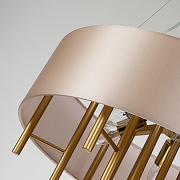 Подвесной светильник Favourite Cosmo 2993-6P цвет плафона/подвески Бежевый, цвет арматуры Латунь-6