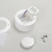 Встраиваемый светильник Fumagalli Leti 2S1.000.000.WYG1L цвет плафона/подвески Белый, цвет арматуры Белый-1