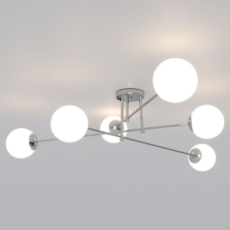 Люстра Eurosvet Netz 30181/6 хром 