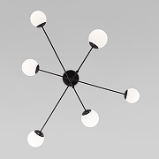 Люстра Eurosvet Netz 30181/6 черный цвет черный-1