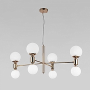 Люстра Eurosvet Bubble 30182/8 золото цвет плафона/подвески Белый, цвет арматуры Золото-1