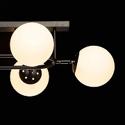 Люстра De City Оливия 306016308 цвет плафона/подвески Белый, цвет арматуры Черный-3