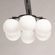 Люстра De City Оливия 306016308 цвет плафона/подвески Белый, цвет арматуры Черный-4