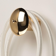 Бра De City Толедо 312025701 цвет плафона/подвески Белый, цвет арматуры Золото-3