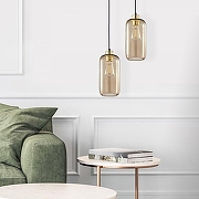 Подвесной светильник TK Lighting Marco 3314 Marco цвет плафона/подвески Коричневый, цвет арматуры Золото, Черный-2