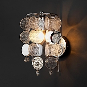 Бра Bogate's Bolla 334/1 (319/1) цвет плафона/подвески Прозрачный, Хром, цвет арматуры Хром-1