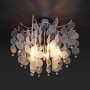 Люстра Bogate's Bolla 334/5 Smart цвет плафона/подвески Прозрачный, цвет арматуры Хром-1